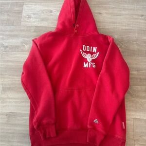 ODIN MFG Red Pullover Hoodie